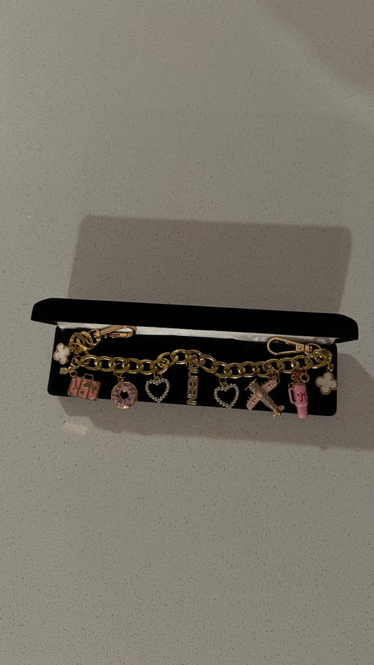 ✨Pretty In Pink Charm Chain✨